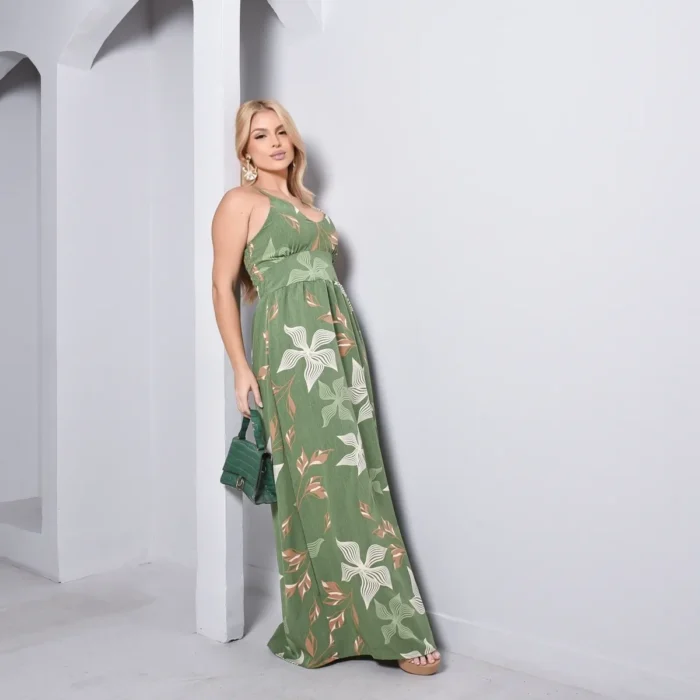 vestido ciganinha midi floral azul e branco – tamanho Único (veste do 40 ao 44) vestido ciganinha midi floral azul e branco – tamanho Único (veste do 40 ao 44)