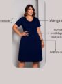 vestido midi regata feminino liso