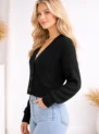 cropped tricô feminino tamanho Único várias cores