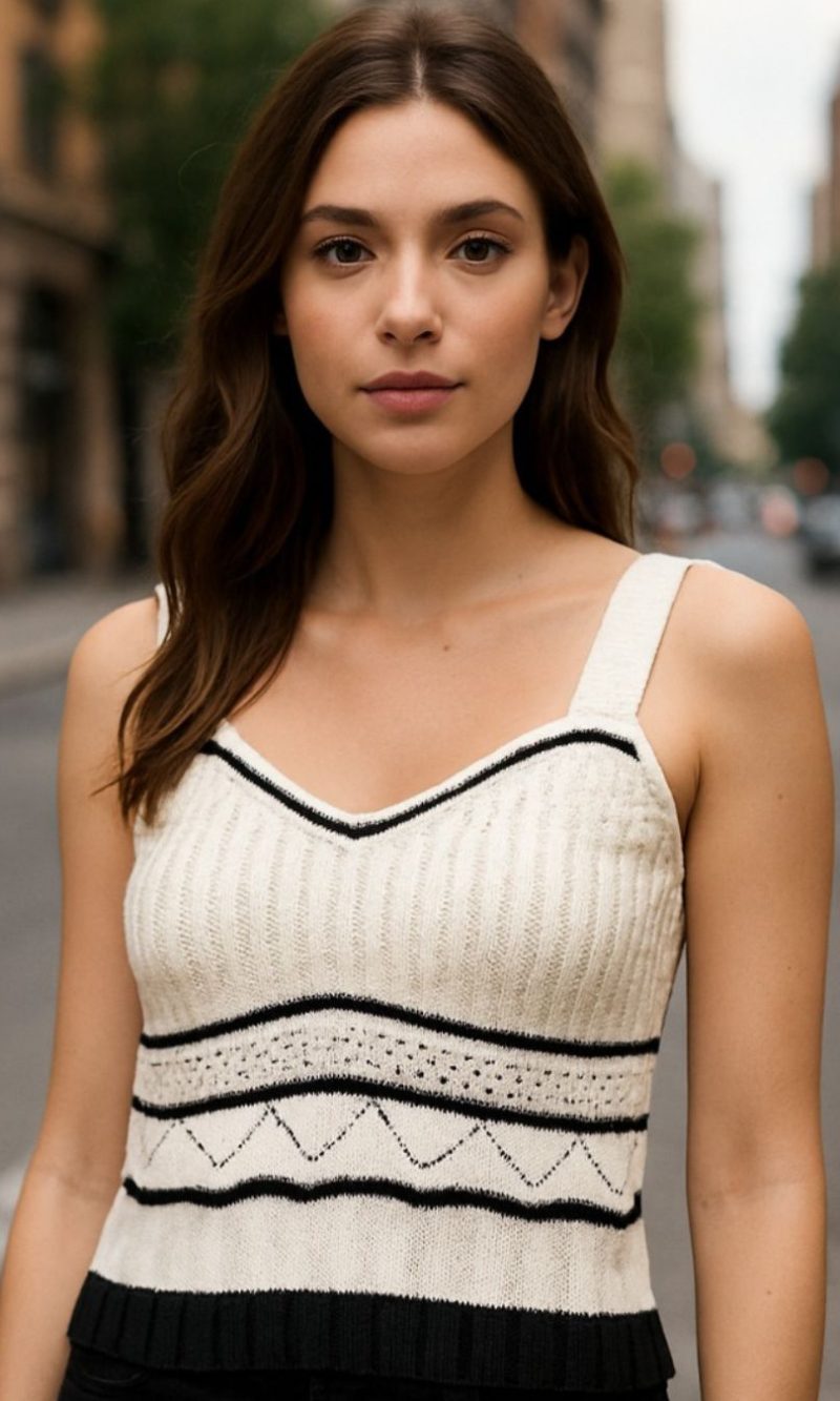 cropped modal Único, liláis