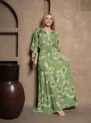 vestido feminino midi com manguinhas moda evangélica casual