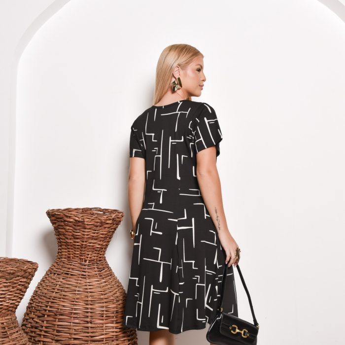 vestido midi preto vestido midi preto